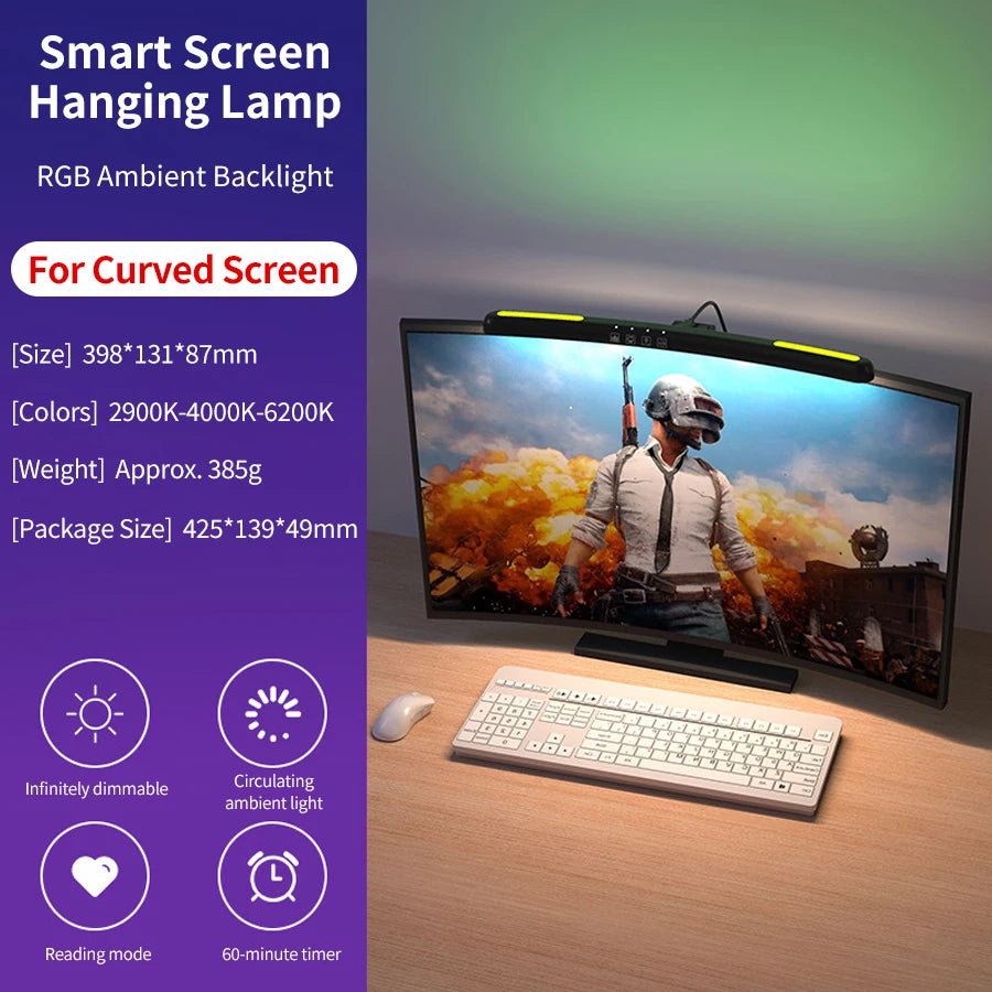 Curved Screen Light Bar