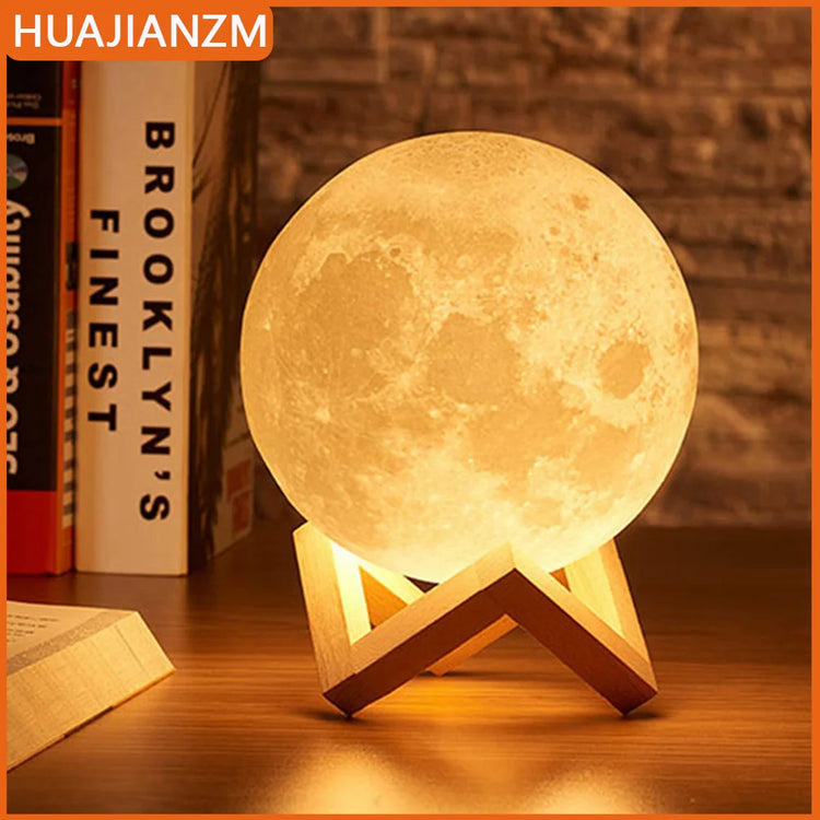 Moon Lamp Night Light with Stand